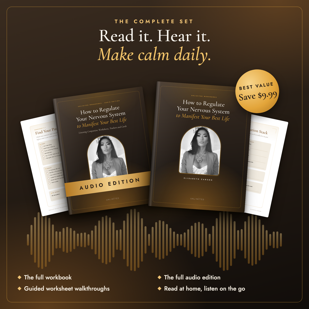How to Regulate Your Nervous System to Manifest Your Best Life ebook and audio: read it, hear it, make calm daily