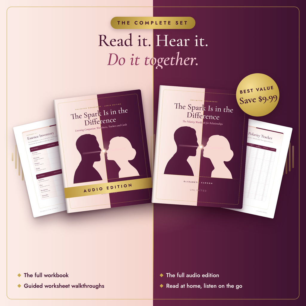 The Spark Is in the Difference ebook and audio edition, the complete set, save $9.99