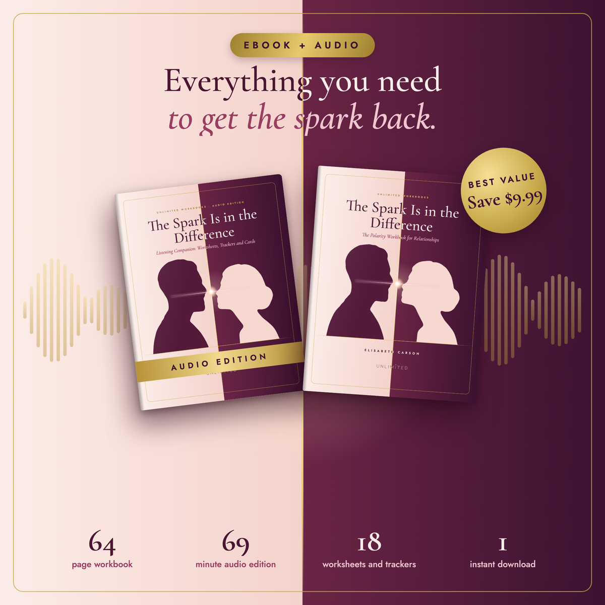 The Spark Is in the Difference ebook and audio: read it, hear it, do it together